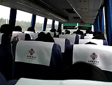 Japanese bus tour with self satisfaction