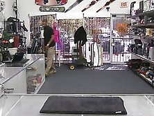 Felicity Feline Visits Pawnshop And Fuck