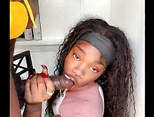 11 INCH PENIS STEPBROTHER GETS ORAL SEX FROM EVIL EATER KEISHA MINAJ (CUM-SHOT)