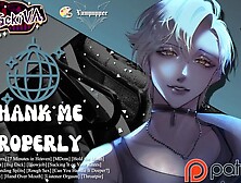 Pretending to Be a Lovers at a Party Turns Into Gagging on His Enormous Wang [NSFW Erotic Audio]