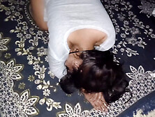 Desi Girl Ko Zameen Par Doggy Style Me Choda, Condom Ke Saath Hardcore Fuck