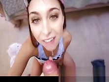 Tiny Teen Cum Gargling!