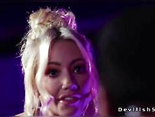 Hairy pussy busty babe Ryan Reid gets rough fucked by big cock Mick Blue