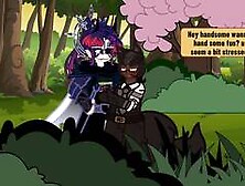 On my way a big gay furry guy appeared