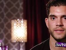 Oasis of swingers playing erotic games both in and out of the pool.  Will the orgy room be used today