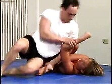 Julie squeeze mixed wrestling flw