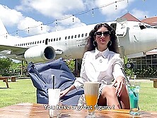 I Asked A Stranger To Take A Photo Of Me On The Beach And He Fucked Me In Hotel And Came On My Face