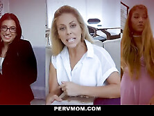 Hot huge boobed stepmom lets son-in-law bang her