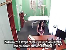 Doctor Examines And Fucks Brunette Babe