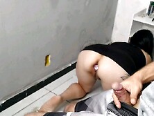 I Fucked My Maid In A Short Dress With An Anal Plug Stuck In Her Ass