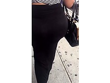 See Through Big Booty Candid