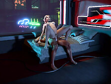 Sexy Blonde Girl Rides Dick in Reverse Cowgirl