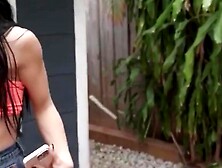 Delila Danger Fucks Her Stepson In The Ass And Pussy For A New Car