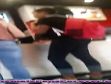 perfect teen with perky ass in leggings thick white PAWG bubble booty