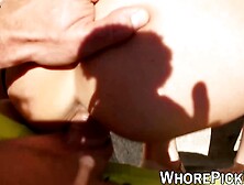 Public Outdoor Sex Adventure with Hot Blonde Babe & Hunk in Rural Setting