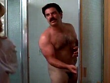 Fat guy naked in tv scene