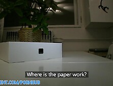 PublicAgent HD Blonde Pays with her Pussy for an Ipad