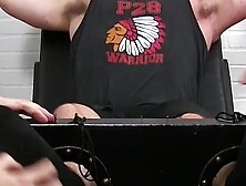 Bound stud tickled and teased by two homosexual freaks