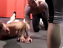 MuscleJockBound. com - Dire Callahan puts subs through hazing with calisthenics