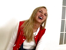 Charming nineteen Yr Old Russian Golden-haired Takes 2 Knobs in Her Vagina