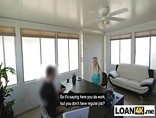 Stripper Teen Blonde Really Needs A Loan Of 500 Dollars