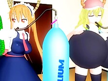 Imbapovi - Tohru And Lucoa Do The Biggest Body Inflation In The Universe