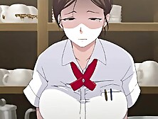 Landlord blackmails shop owner's wife and fucks her to ease the rent debt