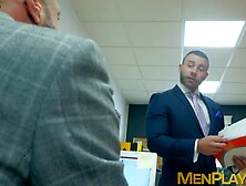 Office Coworkers Diego Reyes And Marco Napoli Analbanging