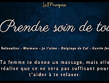 Take care of yourself - JOI oral sex french naughty talk GFE