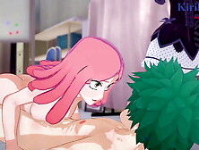 Kinoko Komori and Mei Hatsume and Izuku Midoriya intense sex.  - My Hero Academia Asian cartoon