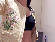 Shopping mall toilet