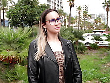 Belgian Blonde Gets Fucked Hard by 2 Guys in Barcelona - Facial & Cum in Mouth