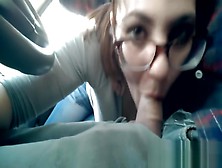 Hot Amateur Car Blowjob