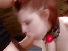 Restrained Redheaded Sub Throated