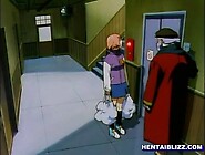 Cute hentai brutally fucked by some brats