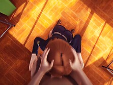 Jujutsu Kaisen: Nobara Kugisaki rough anal creampie,  titfuck, cum in mouth 3D hentai animation