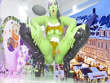 How Destroy The Wrost Xxxmas Ever? The Grinch By Miss Diamond Ride Self Perspective And Poledance