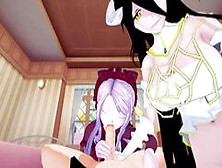 Overlord: Albedo And Shalltear Sexy Riding | Pov 3D |