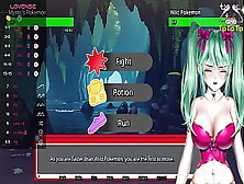 Mystic Vtuber Plays "lewd Masters" (Pokemon Hentai/porn Game) Stream Footage~!