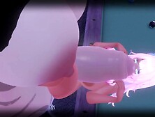 Pink haired flower chick get's ravaged by monstrous cat milf | A flowerbed's fate S3E1