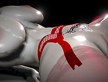 3D Horny Slut Slave Teasing Her Big Dick Master to Fuck Her Pussy