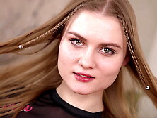 Massive Dong Fuck Bum Blonde Ester Light with Gape and Anal Cream pie VG380