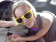 Blonde Bitch Sells Her Car And Pounded