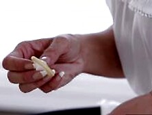 Raquel And Rachael Shares And Milks Stepsons Huge Dick