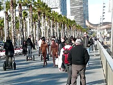 Walk Naked In Barcelona