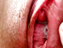 EATING USED PUSSY.  CLOSE UPS