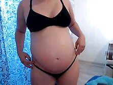 Pregnant Romanian Skype Show