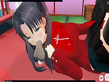 [Cm3D2] - Fate/stay Night Hentai,  Horny Rin Tohsaka Wants You're Dick