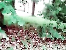 Cute Gay Boy Masturbating Solo Outside In The Park For The Webcam