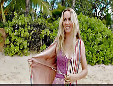 Radha Mitchell Cleavage & Tiera Skovbye Bikini